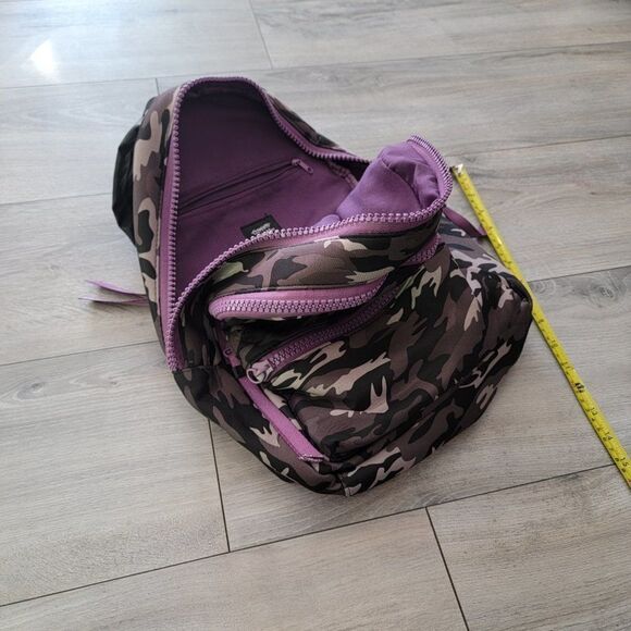 Clements Ribeiro ‘POP’ Full Size purple camouflage backpack 12X14 main image 15